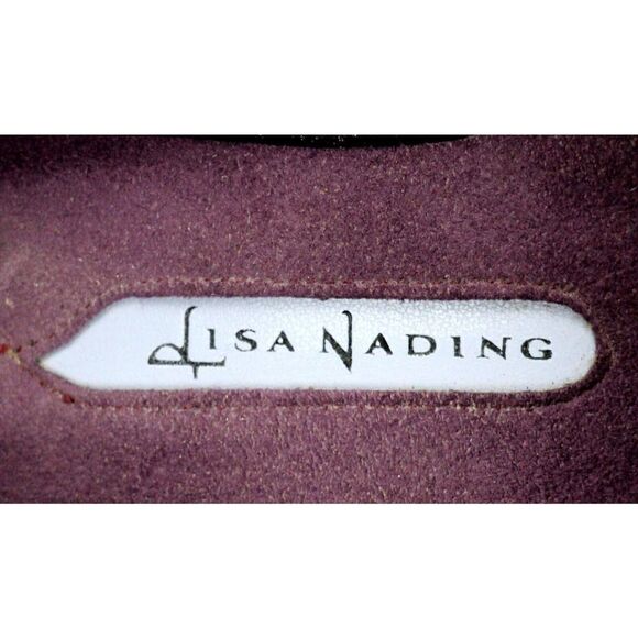 VTG Lisa Nadin BLACK GENUINE LEATHER 2.5" HEEL POINTED TOE CLASSIC SHOES Sz 36/6 - Picture 9 of 13